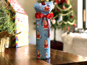 How to customize and wrap a wine bottle – 12 Crafts of Giftwrap