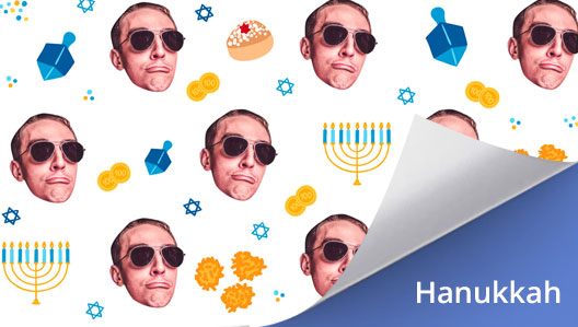 Hanukkah Gift Wrap