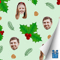 HAPPY HOLLY-DAYS GIFT WRAP
