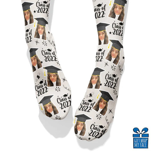 Graduating Class Face Socks