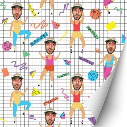 80's Workout Gift Wrap