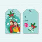 MISTLE-TOGETHER GIFT TAGS