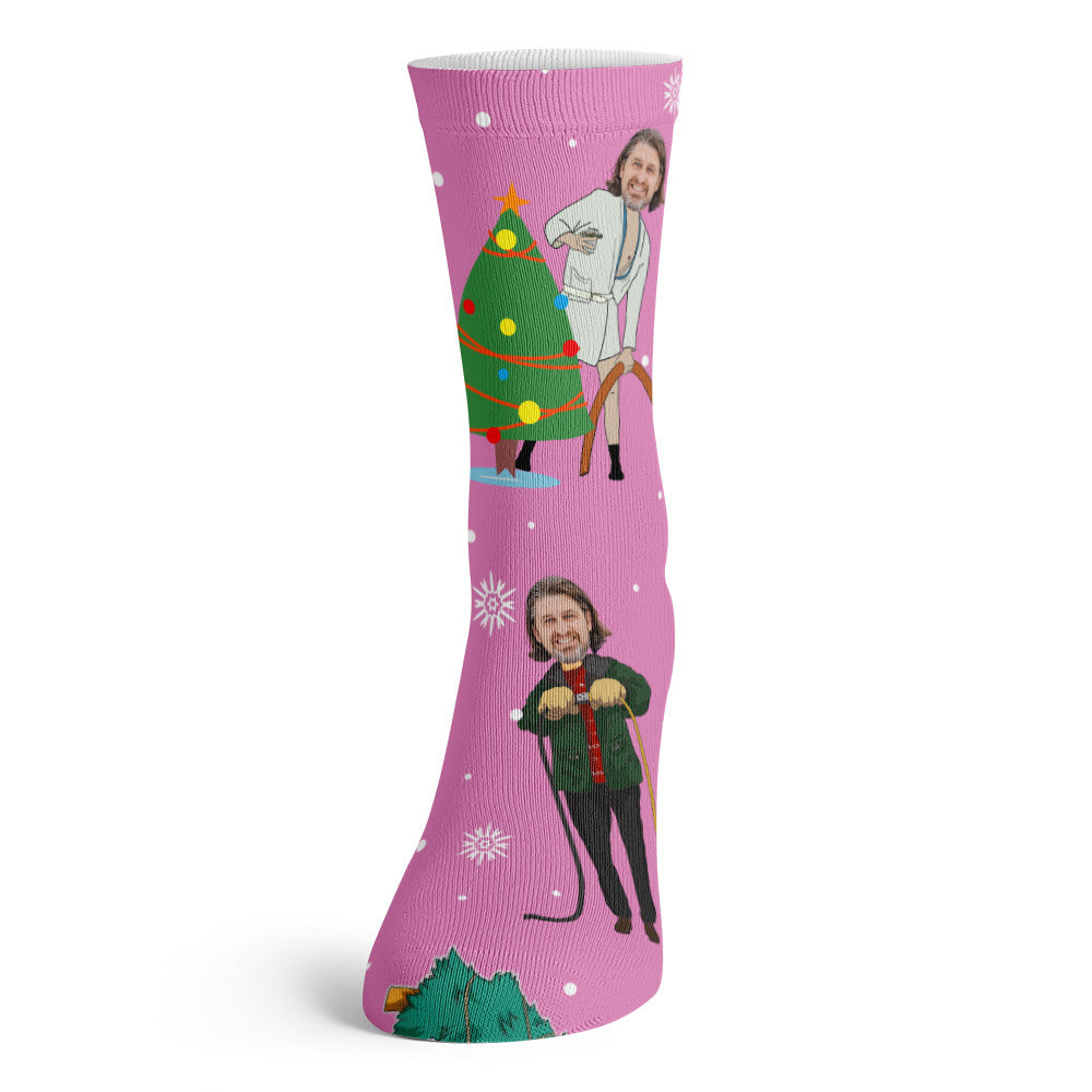 CHRISTMAS VACATION TIME SOCKS
