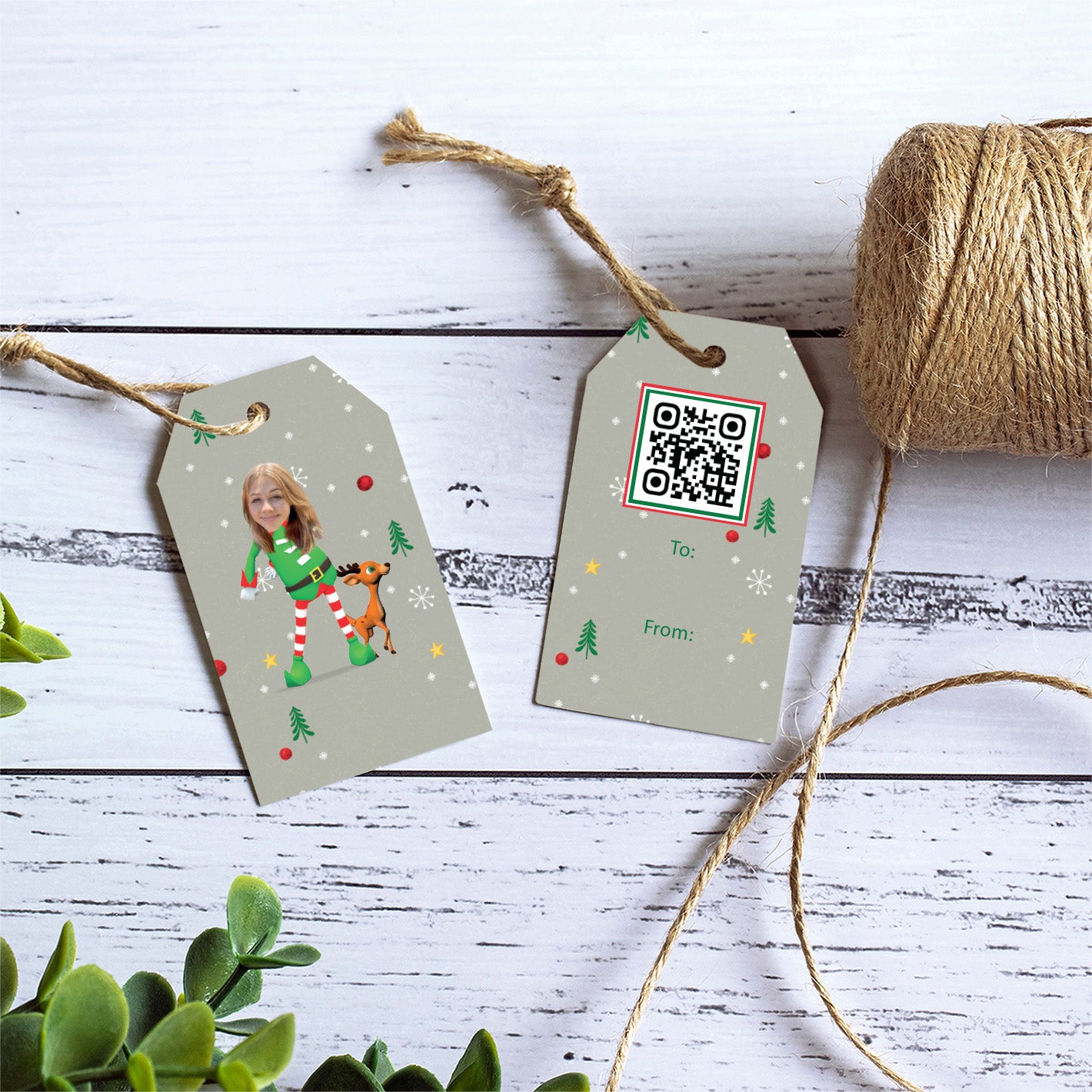Elfie Dance™ Gift Tags