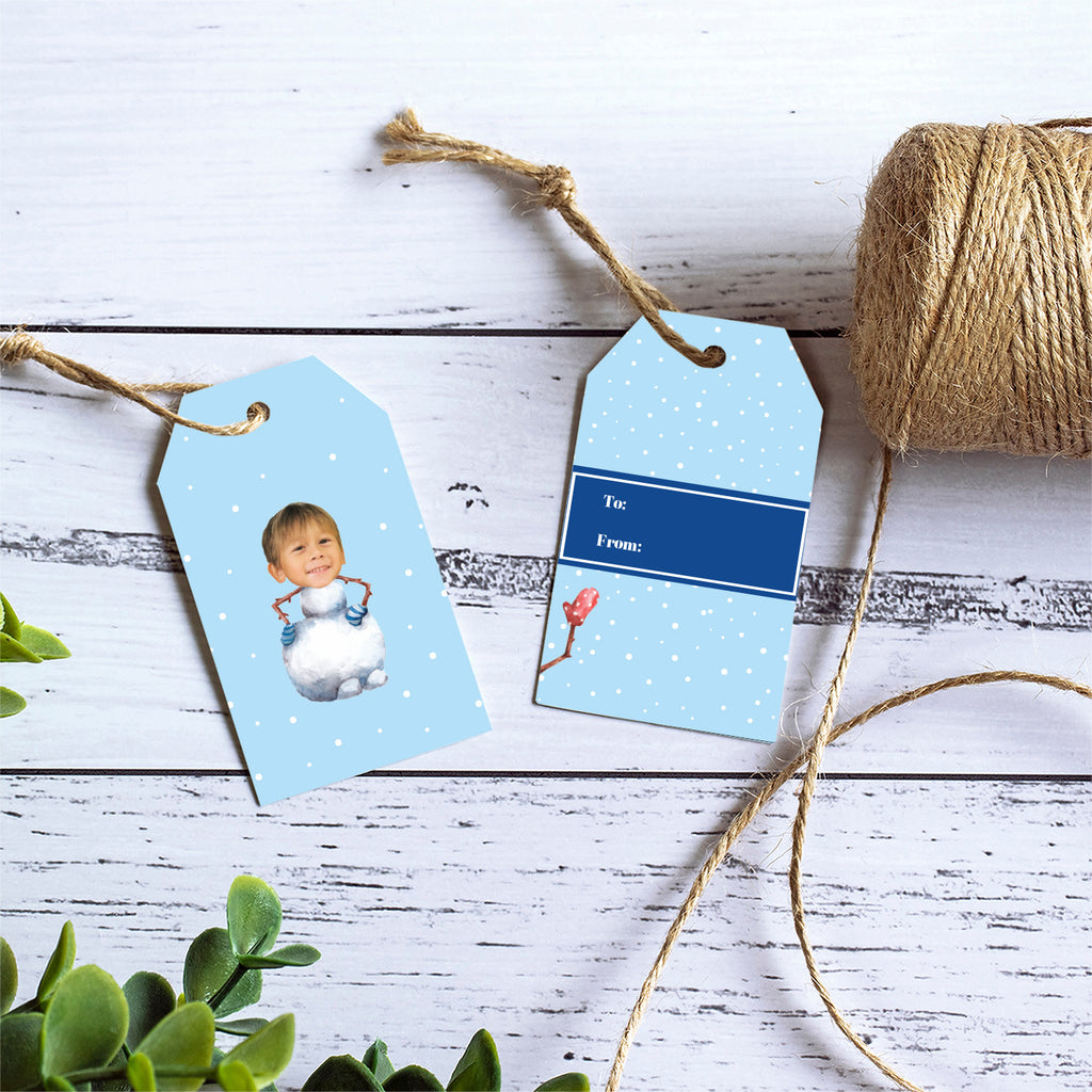 Frosty the Vogue Man Gift Tags