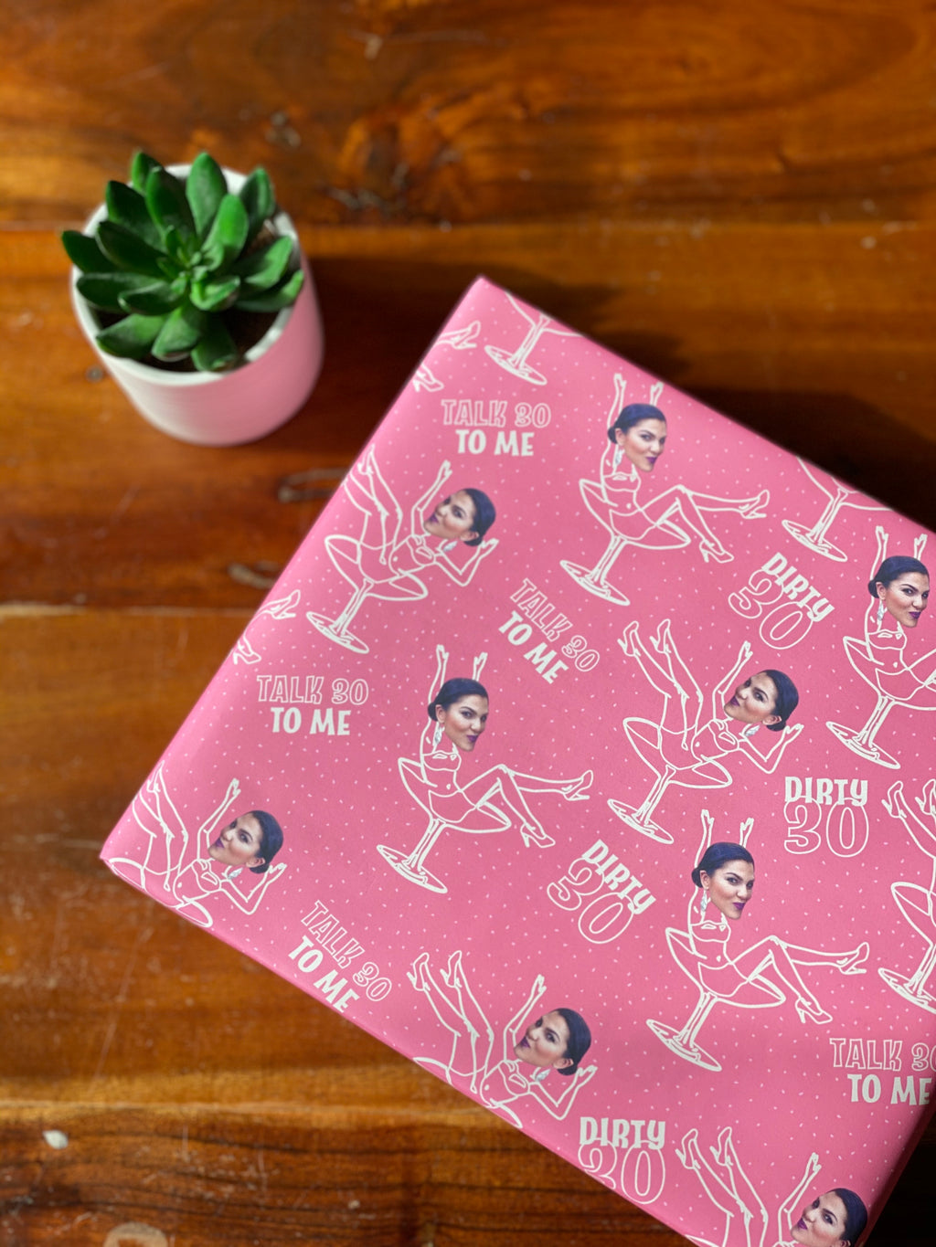 Talk Thirty to Me Gift Wrap