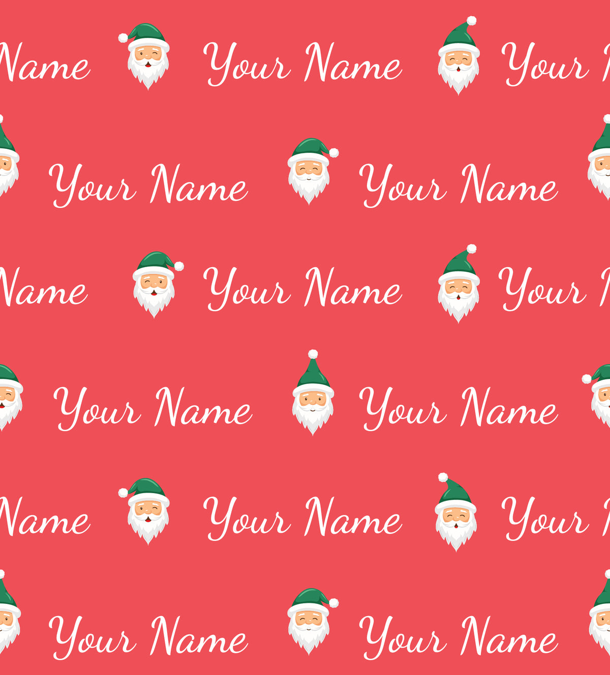 Santa's Nice List Gift Wrap