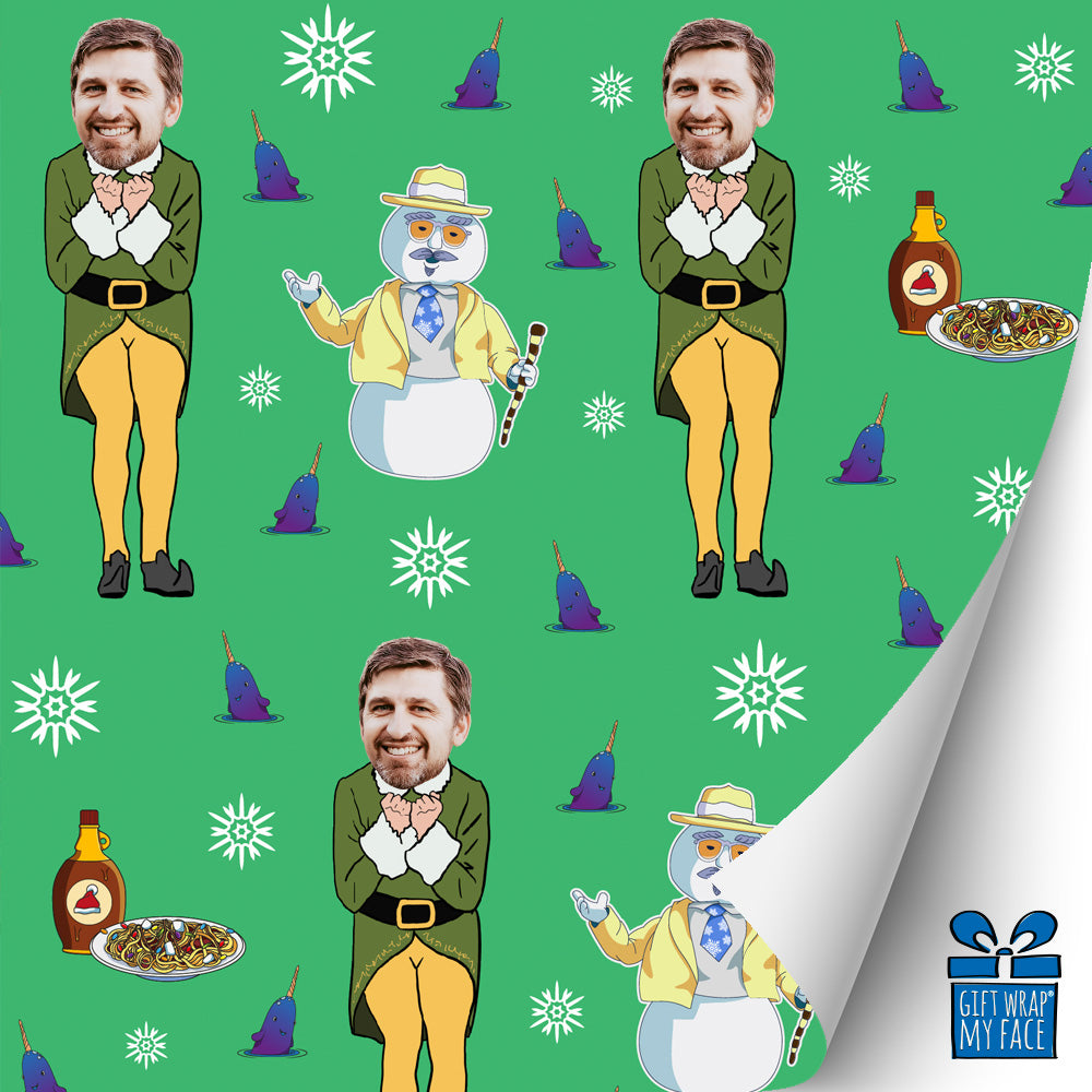 Friendly Elf Gift Wrap