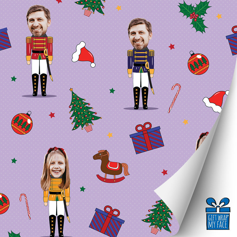 CHRISTMAS TOY SOLDIERS GIFT WRAP