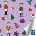 CHRISTMAS TOY SOLDIERS GIFT WRAP