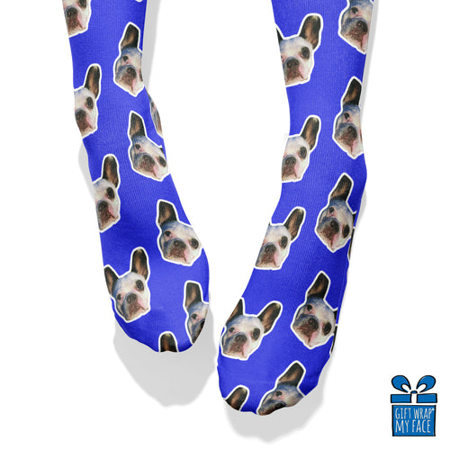 Blue Face Socks