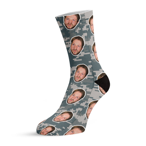 digital camo socks