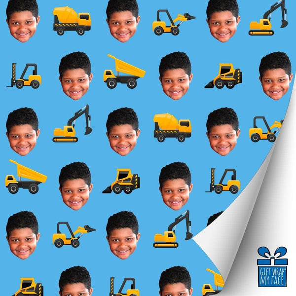 construction gift wrap
