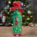 Elfie Selfie Wine Socks