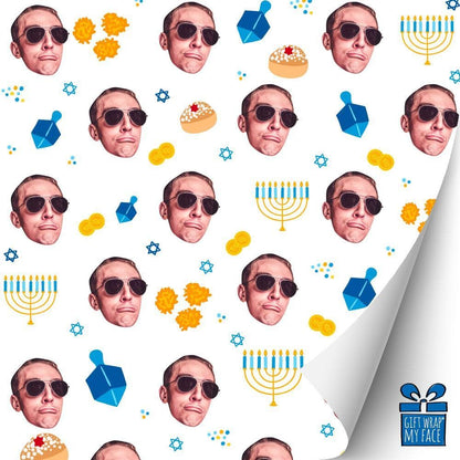 Hanukkah Latkes Gift Wrap