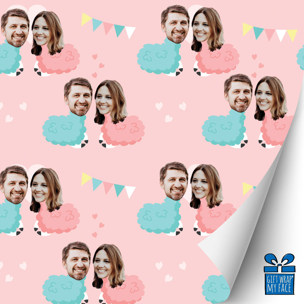 Llama Lovers Gift Wrap