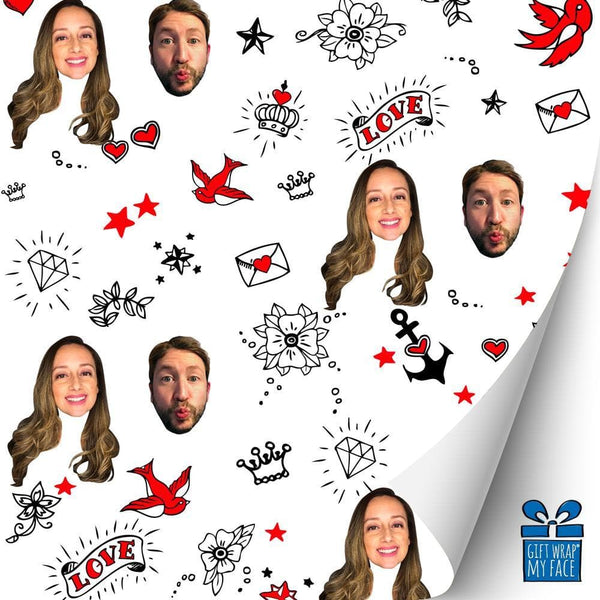 Love Tattoo Gift Wrap
