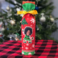 Little Miss Elfie Selfie Wine Socks
