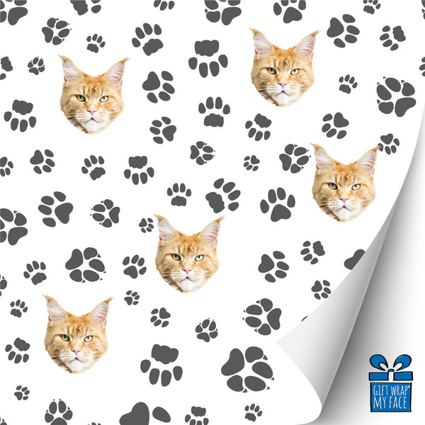 positively pawsitive gift wrap