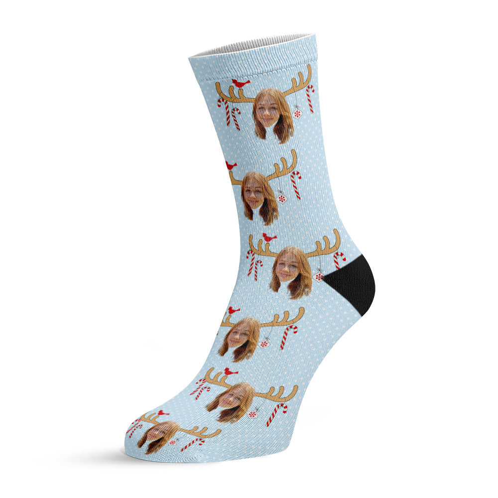 Reindeer Antler Socks
