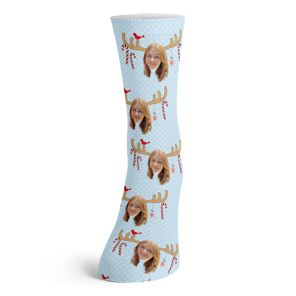 Reindeer Antler Socks