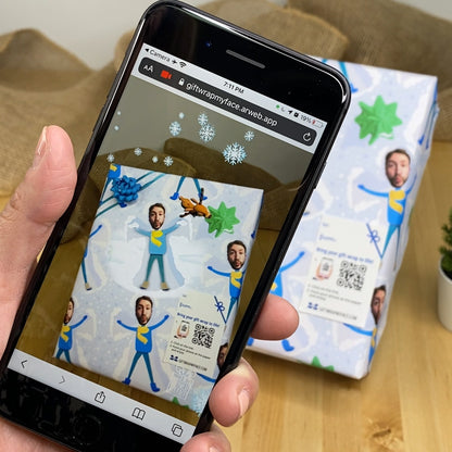 Snow Angel Smart Gift Wrap