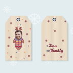 Cozy Christmas Gift Tags