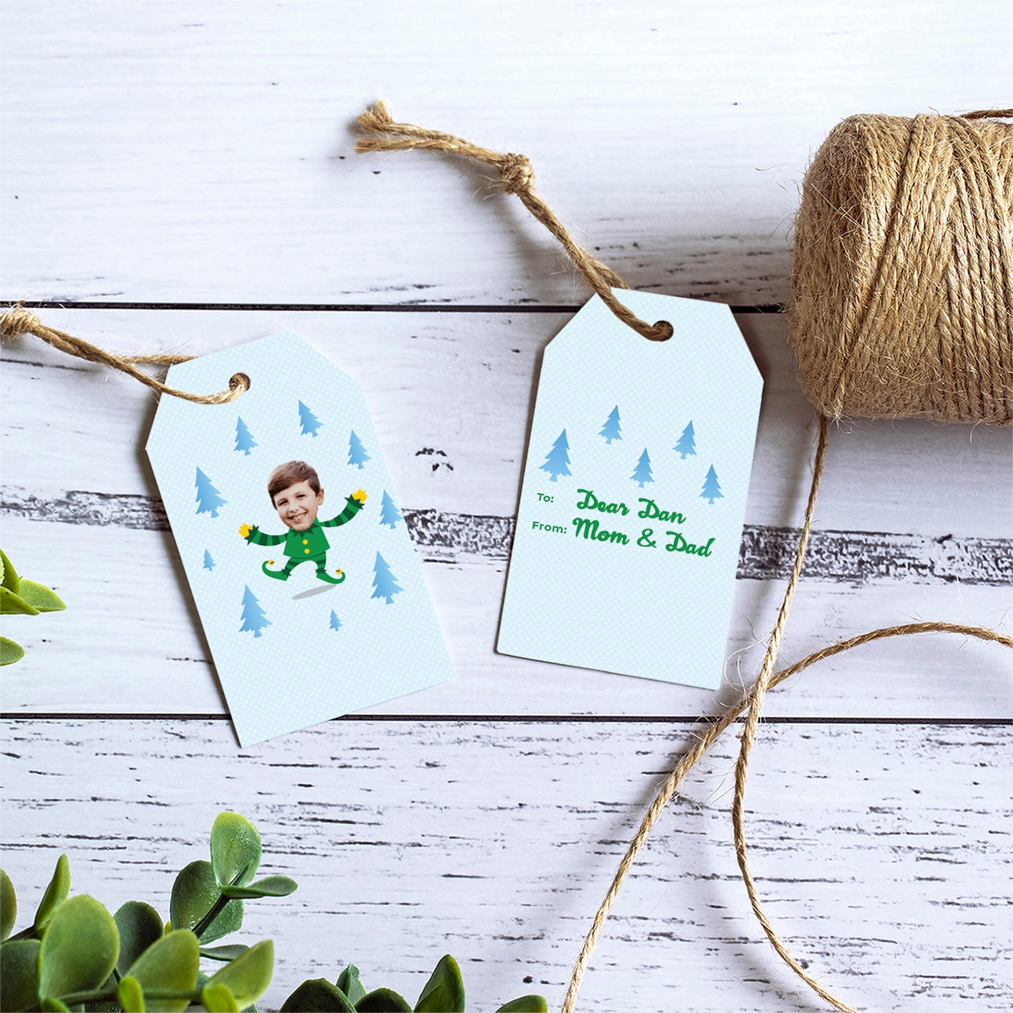 Elfie Selfie Gift Tags