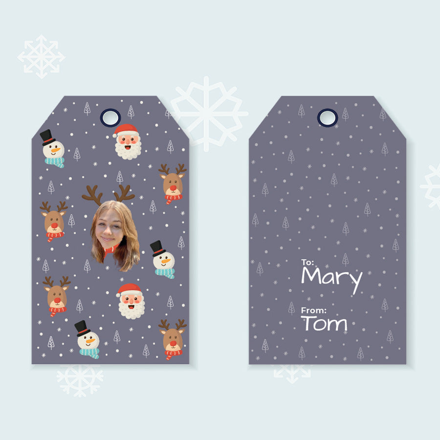 Ho Ho Holiday Gift Tags