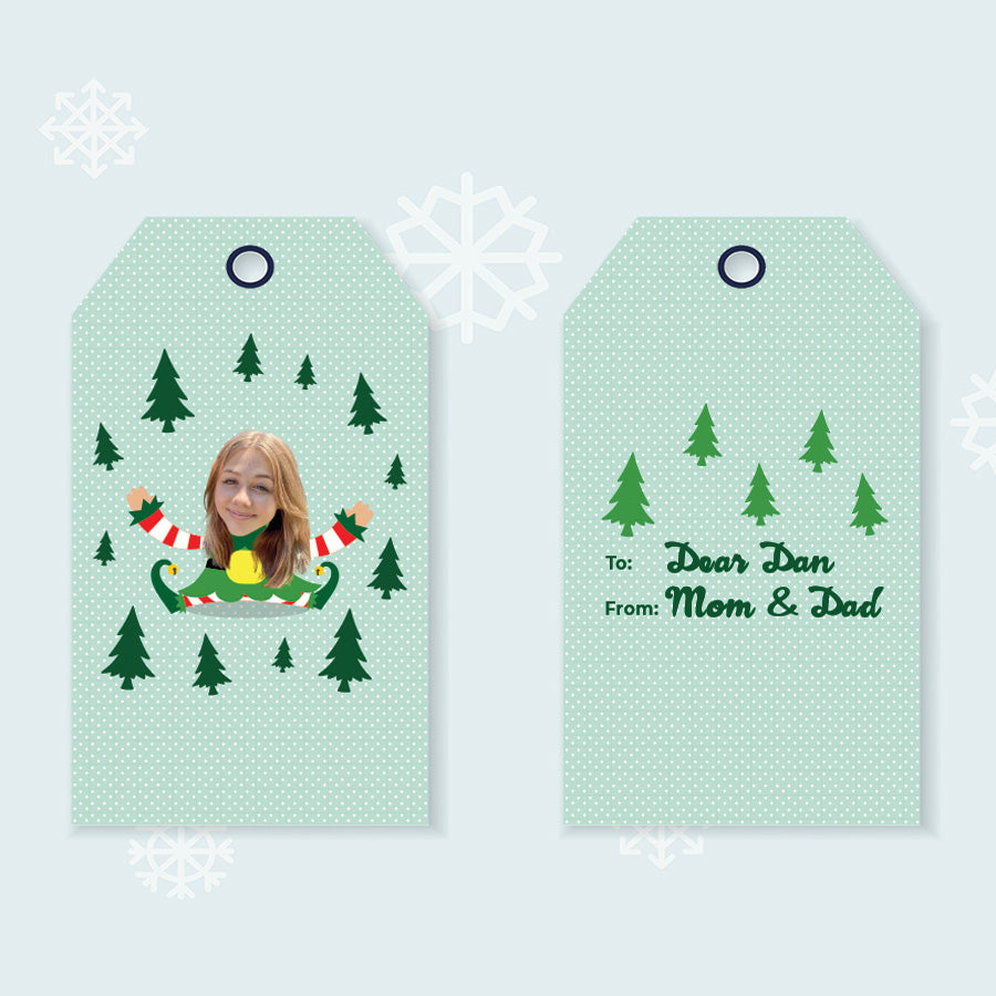Miss Elfie Selfie Gift Tags