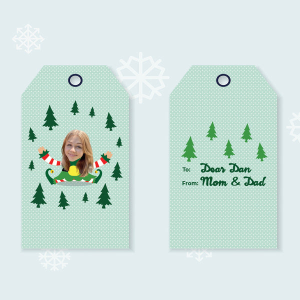 Miss Elfie Selfie Gift Tags