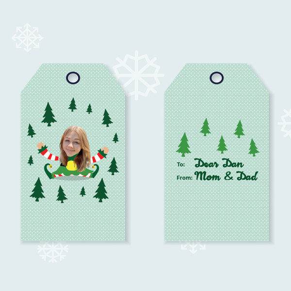 miss elfie selfie gift tags