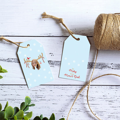 Reindeer Antlers Gift Tags