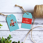 Santa Selfie Gift Tags