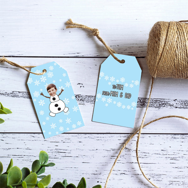 snowman gift tags