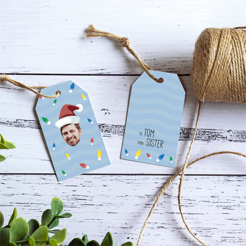 Christmas Lights Gift Tags