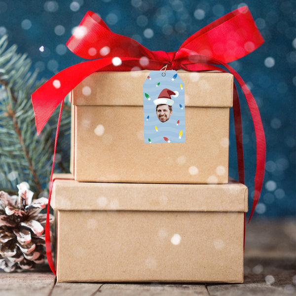 christmas lights gift tags