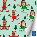 Elfie Selfie™ Boy & Girl Duo Gift Wrap
